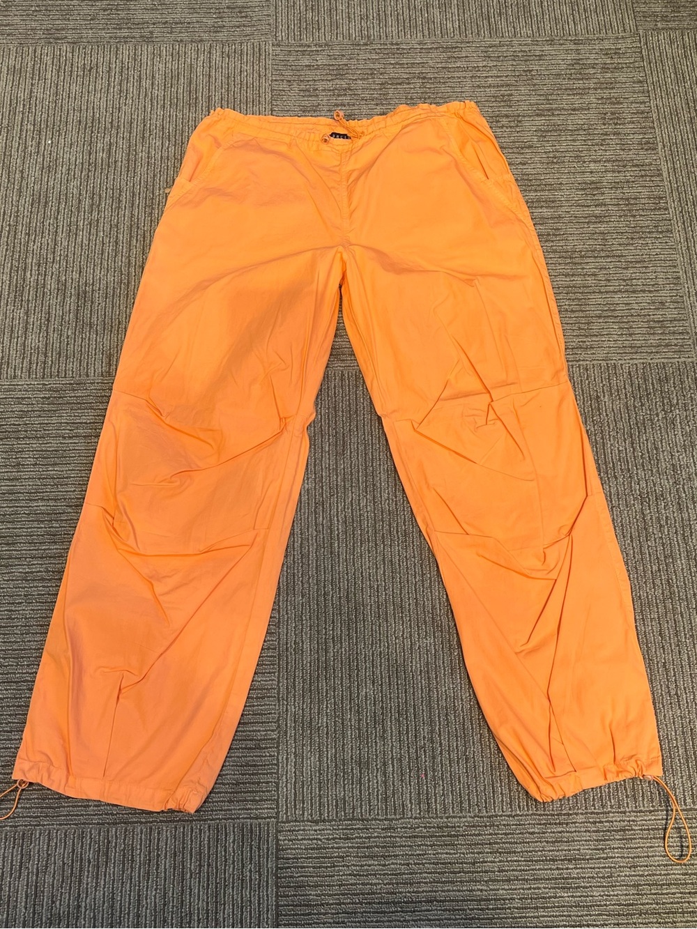 Sanctuary Neon Orange Drawstring Joggers